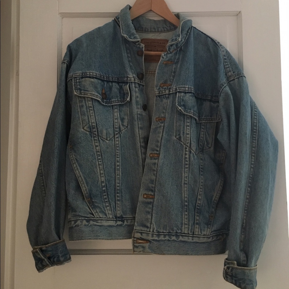 vintage levi's blue denim jacket