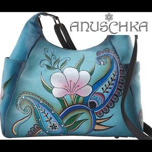Anuschka ANNA Large Handpainted Hobo Bag