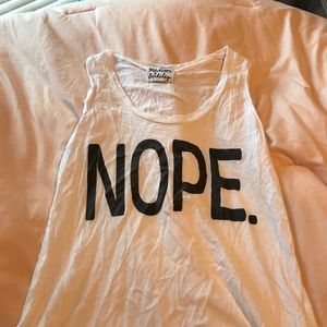 "NOPE" Tank Top