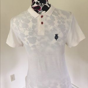 Topman tight fitting polo shirt