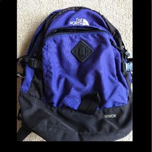 Purple North Face Backpack