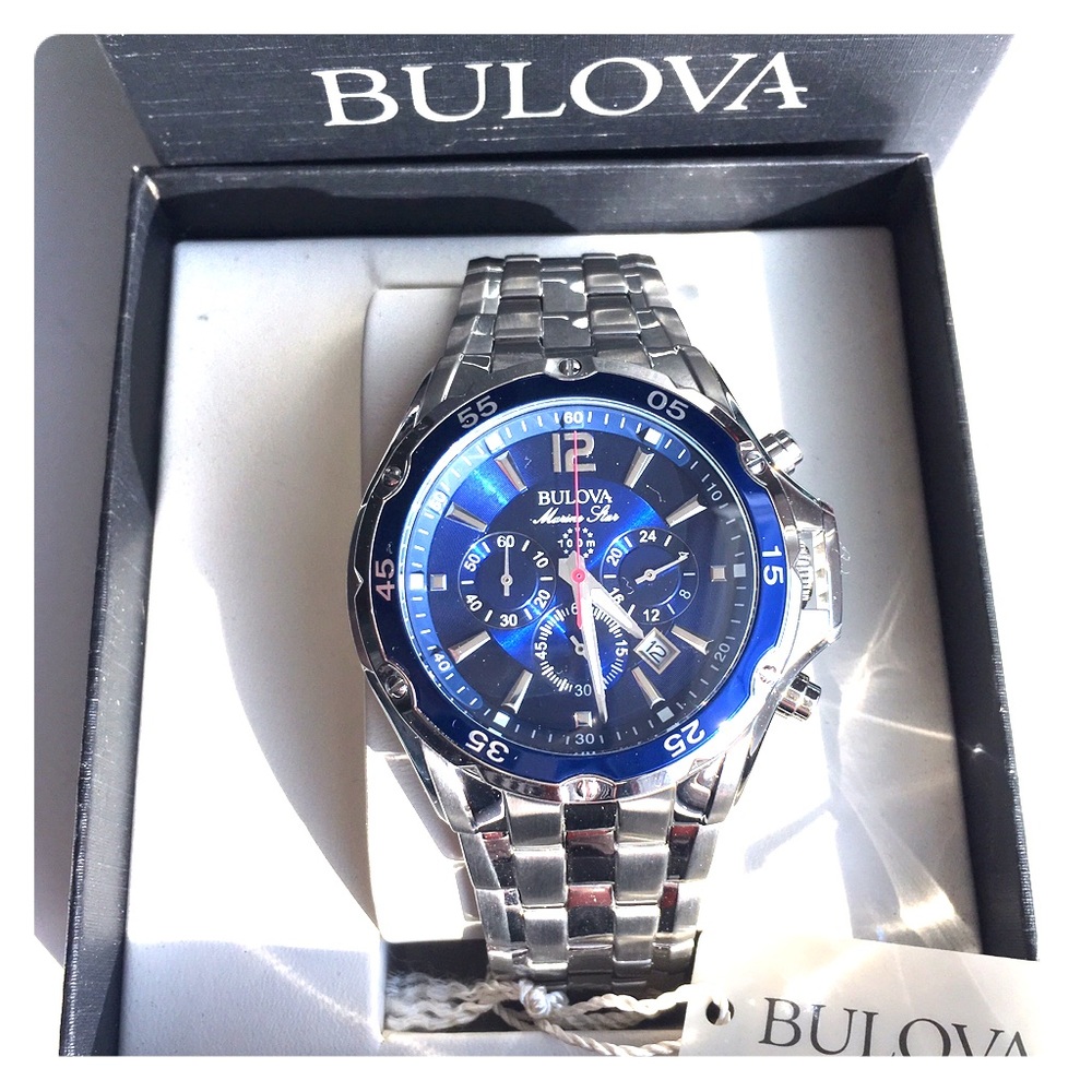 BRAND NEW MEN'S MARINE STAR BULOVA WATCH