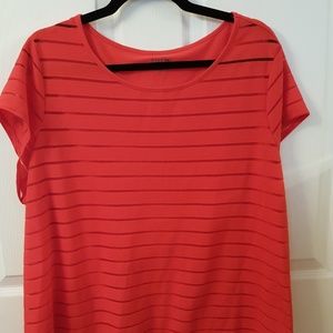 Apt. 9 red stripped shirt