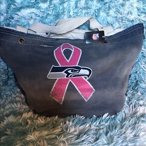 NFL SEAHAWKS CANCER AWARENESS  bag CANVAS