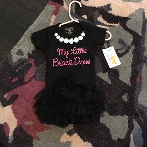 Sara kety little black dress onesie