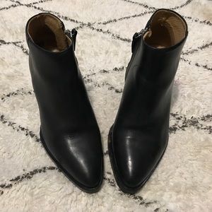 Topshop black booties.