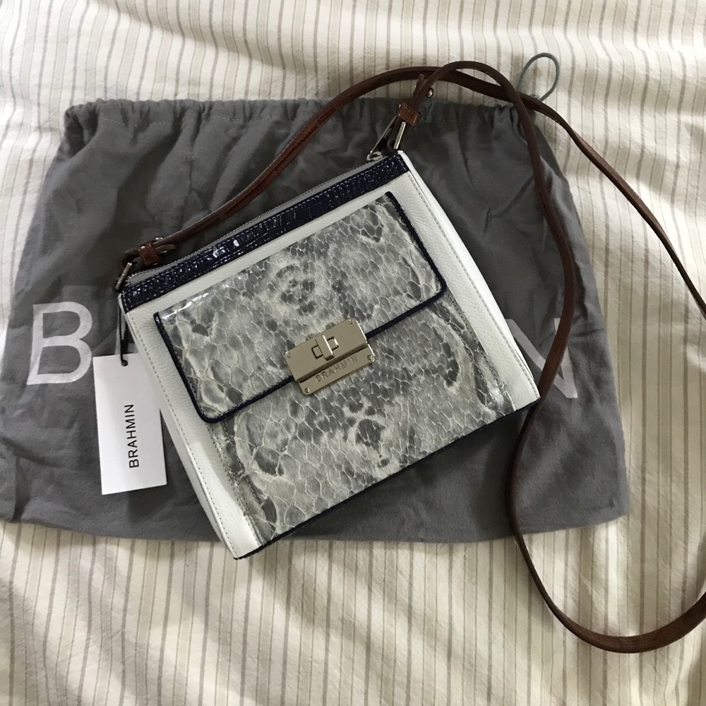 Brahmin leather crossbody bag