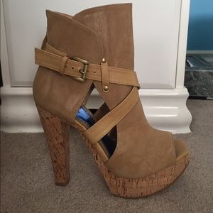 High heel booties