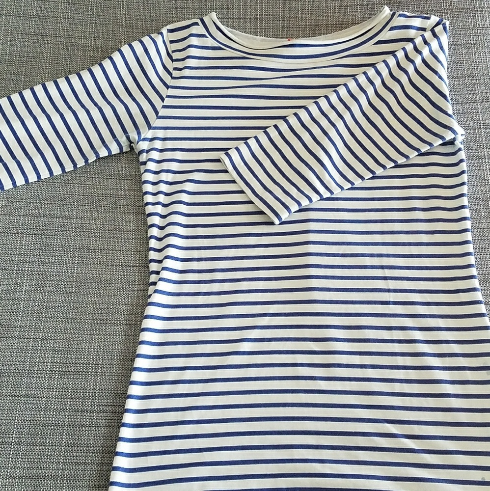 Blue and white Shabby Apple striped top