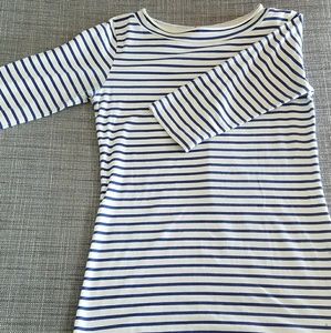 Blue and white Shabby Apple striped top
