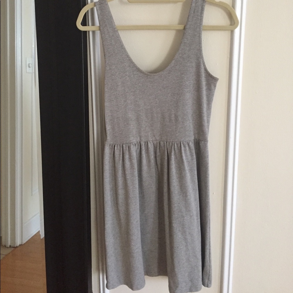 J. Crew Gray High Waisted Tank Dress sz XS