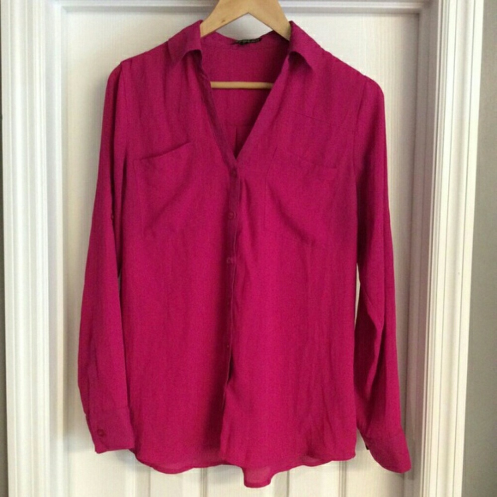 Express Portifino shirt medium w/ roll tab sleeves