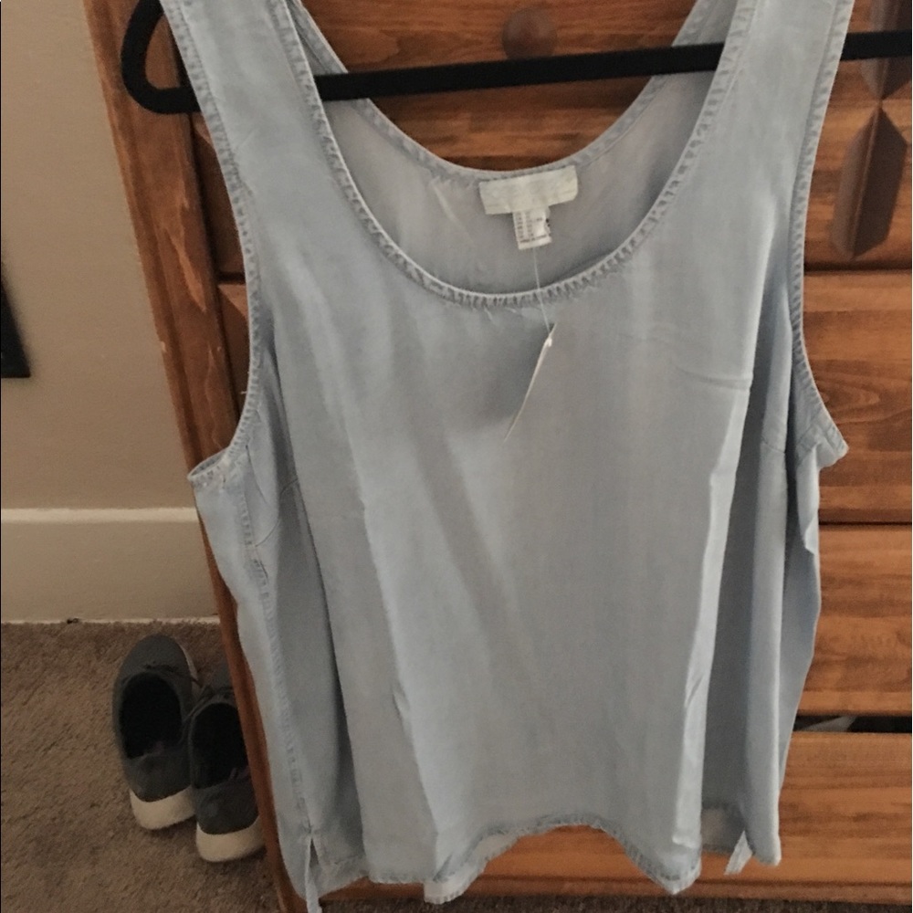 Jean tank top