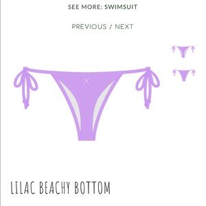 Boutinela lilac tie bottoms