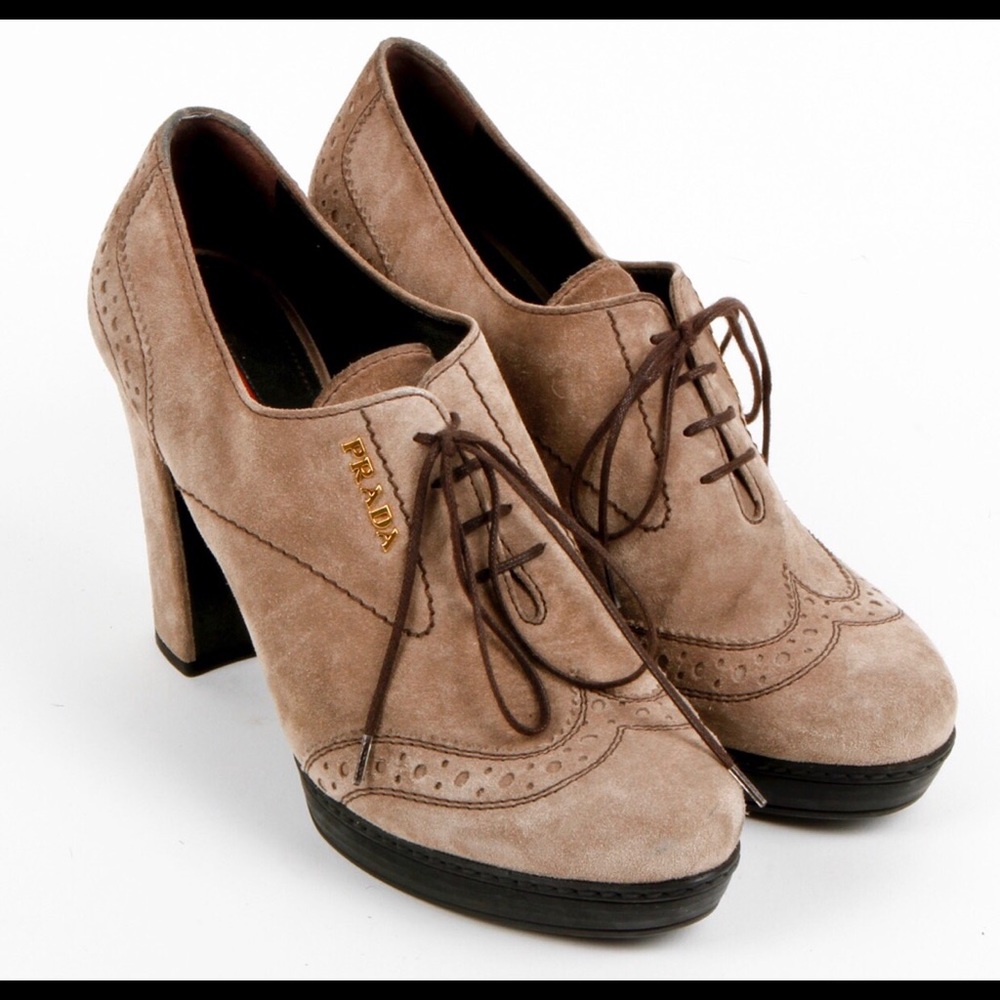 SOLD • Prada Suede Ankle Boots