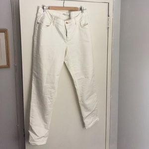 NWOT White Boyfriend jeans sz 14