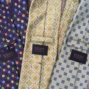 Robert Talbott Men's Silk Pattern Ties (Bundle)