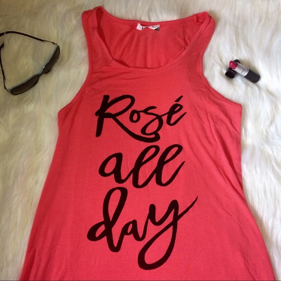 LAST ONE💕 Rosé all day tank top - Picture 2 of 3