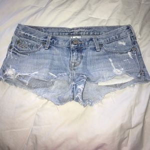 Abercrombie Distressed Denim Shorts