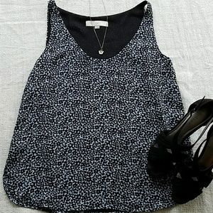 2 FOR $9🌼LOFT Floral Leopard Print Tank