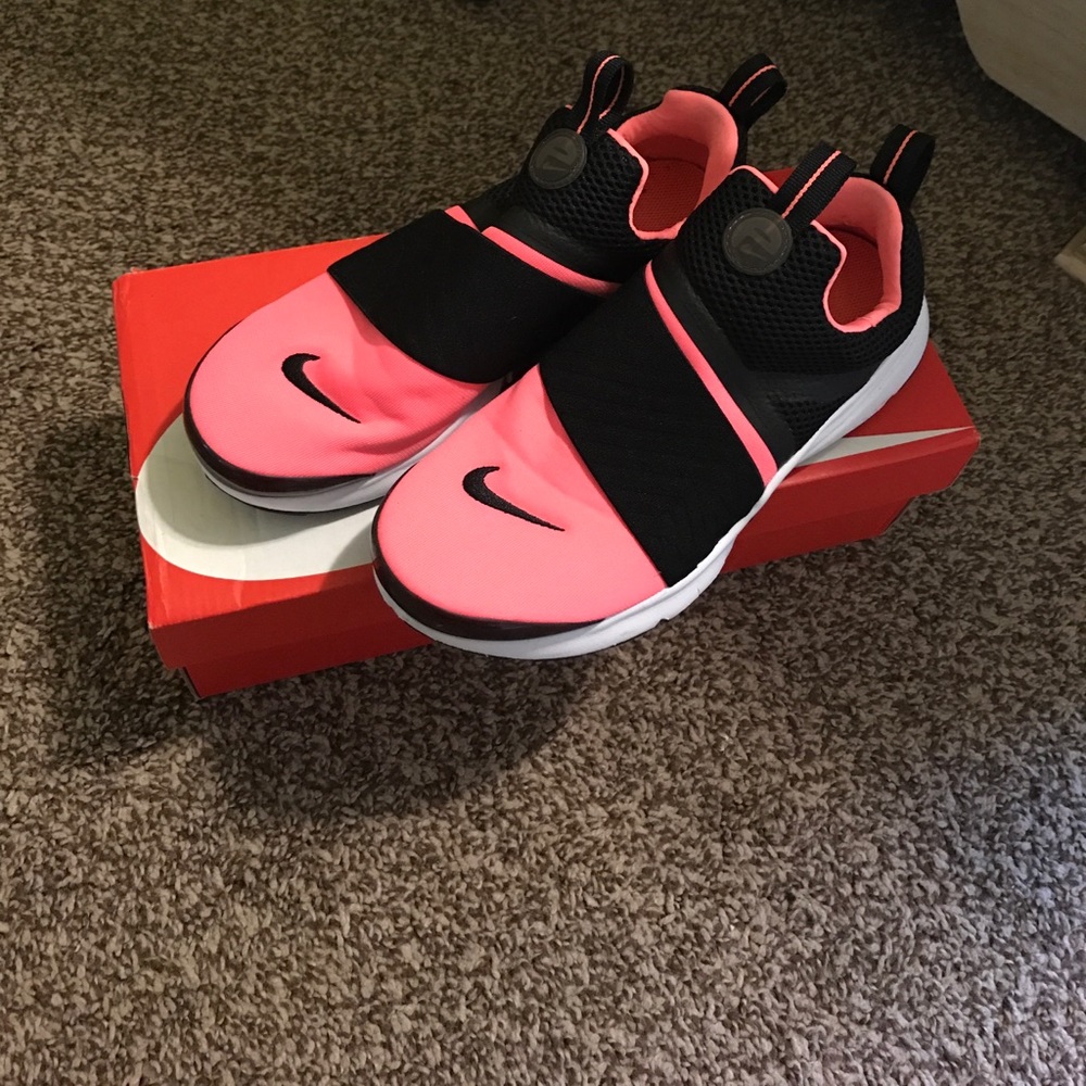 Nike Black and Pink Sneakers