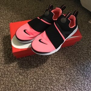 Nike Black and Pink Sneakers