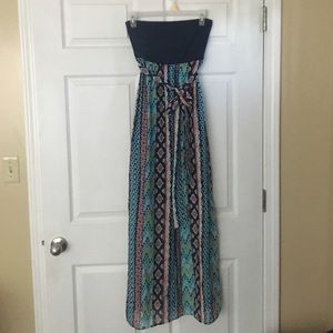 Navy/Colorful Maxi