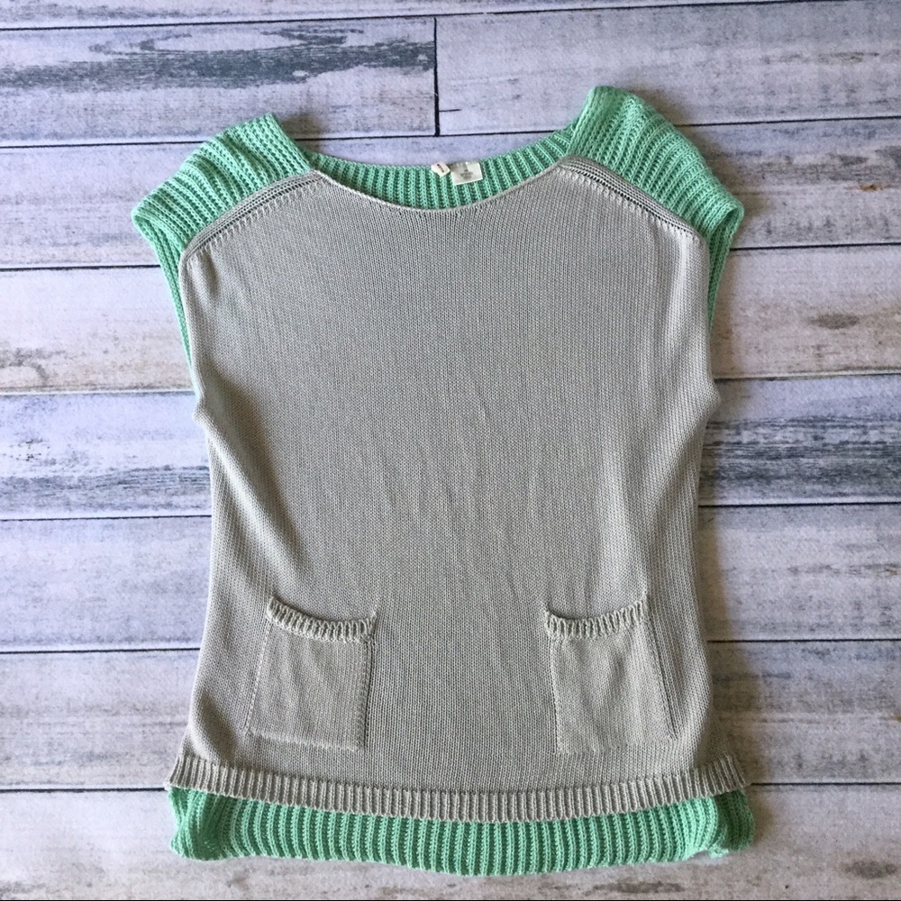 💐💐GORGEOUS Anthropologie Menth Pocket Pullover💐