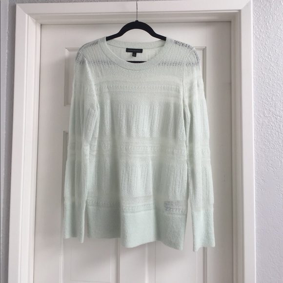 Banana Republic Lace-Stitch Crew Sweater - Picture 2 of 3