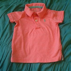Boys Pink Summer Polo