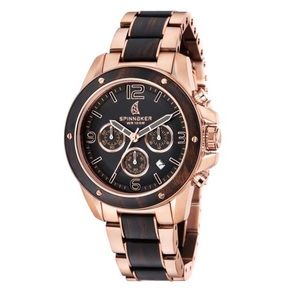 Stainless Steel (Black/Dark Brown with Rose Gold)