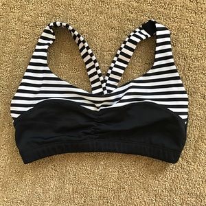 FREE PEOPLE Movement Striped Sports Bra