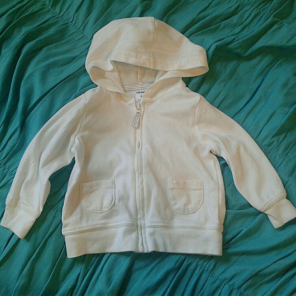 Thin White Hoodie - Picture 2 of 3