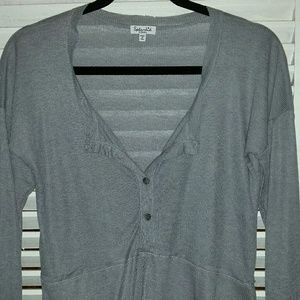Splendid grey long sleeve shirt
