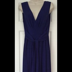 BCBG Royal Blue Floor Length Dress