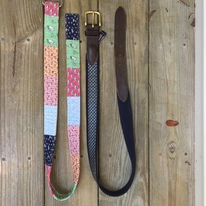 Vineyard Vines Men's Patchwork Belt