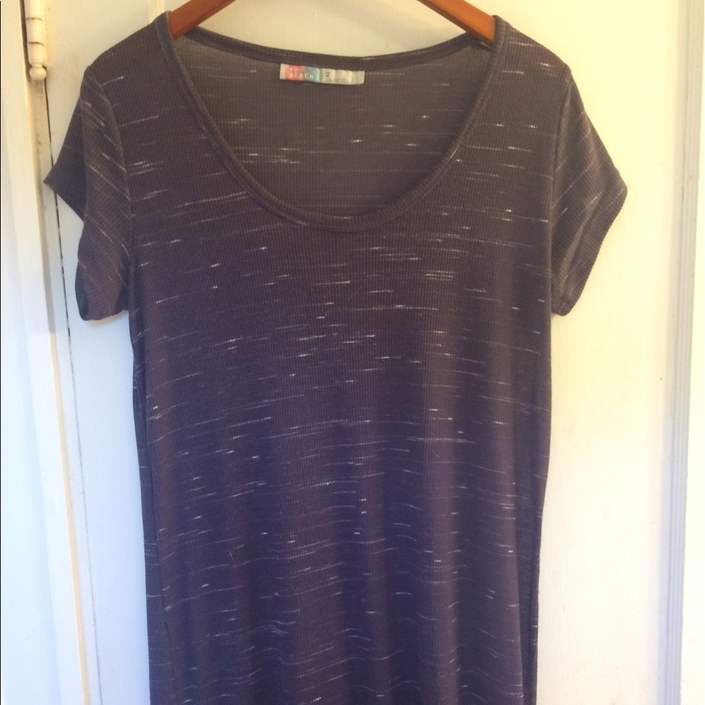 Free people beach cover up maxi tshirt dress - Picture 3 of 5