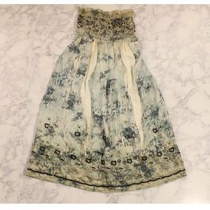 WOMEN LAPIS ELASTIC PULL OVER DRESS BEACH DRESS