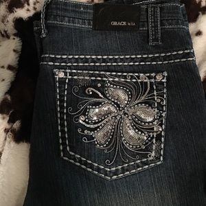 Grace In LA boot cut jeans size 17