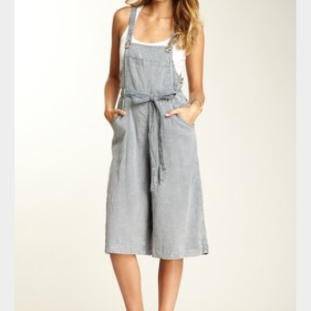 Linen overalls