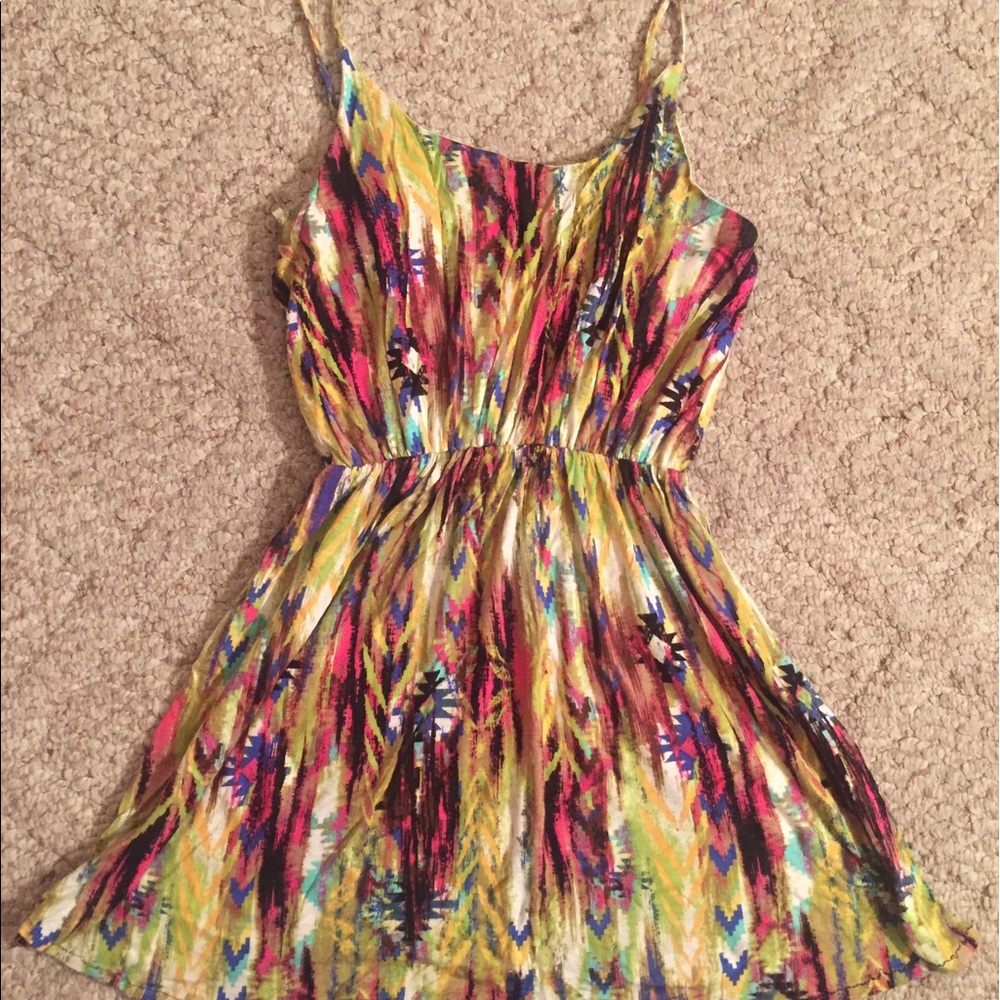 Colorful mini dress