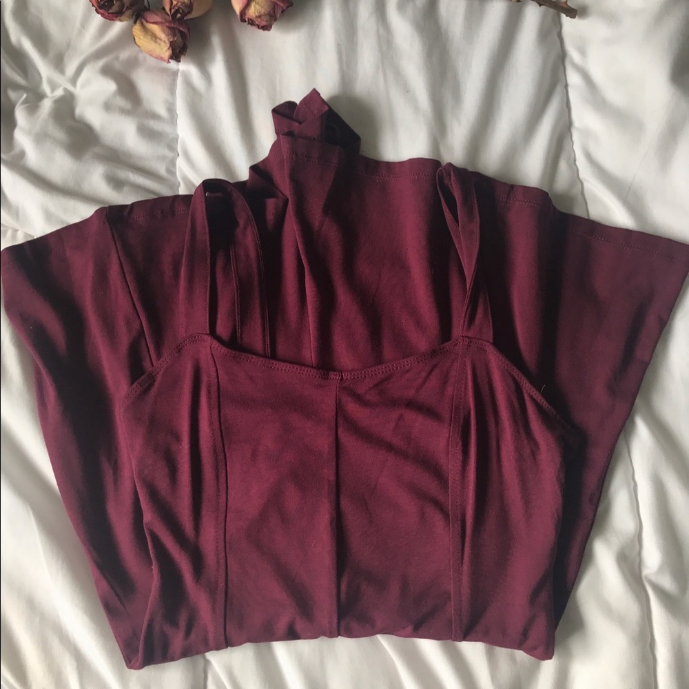 Forever 21 maroon romper 💕