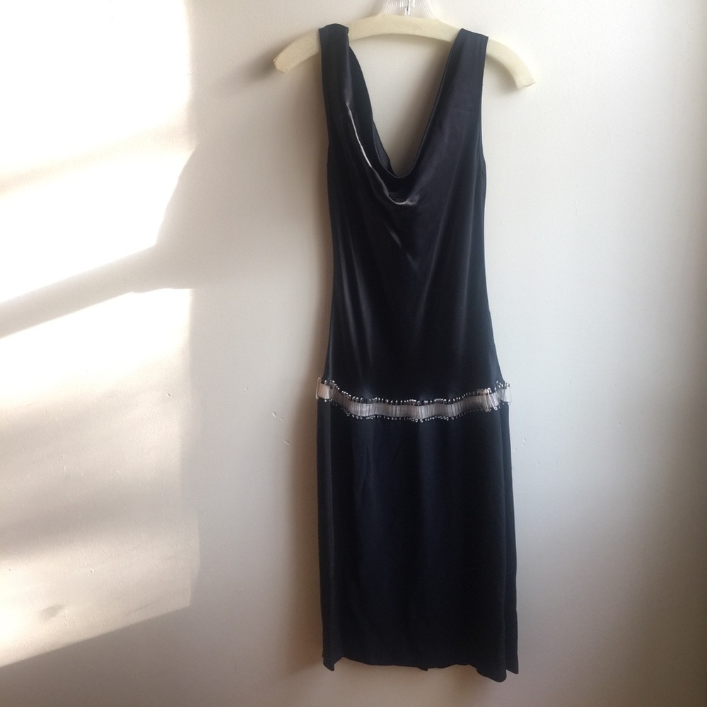 alexander mcqueen cowl neck dress