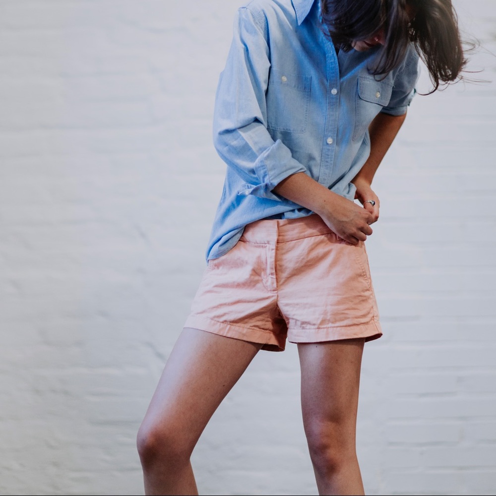 JCrew Salmon Shorts