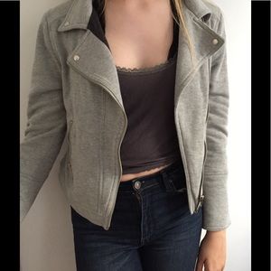 Cynthia rowley 100% cotton moto jacket