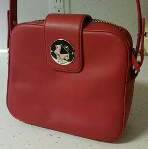 Kate Spade Christie Street pillbox red crossbody