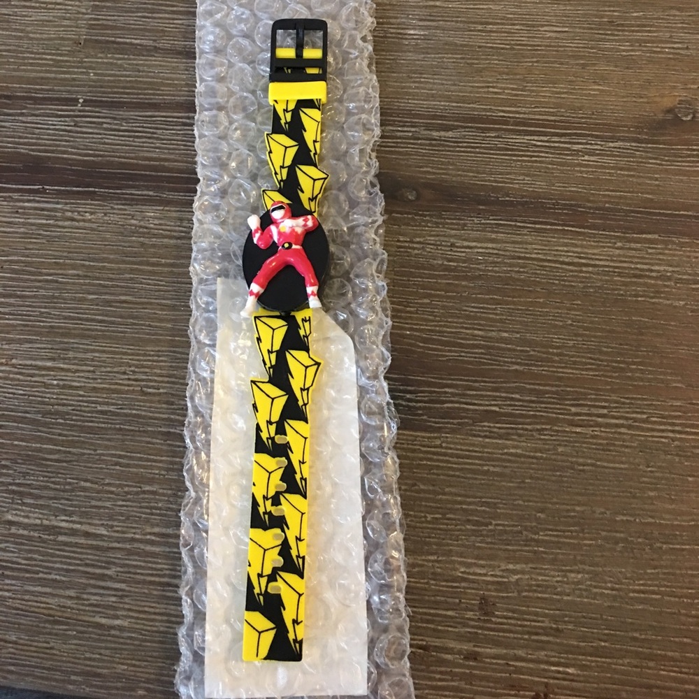 1993 red Power Rangers watch