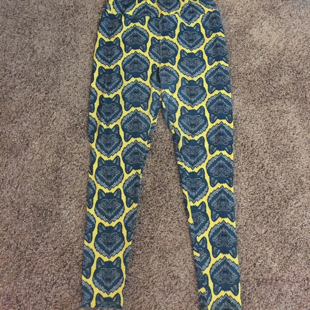 Wolf printed LulaRoe leggings
