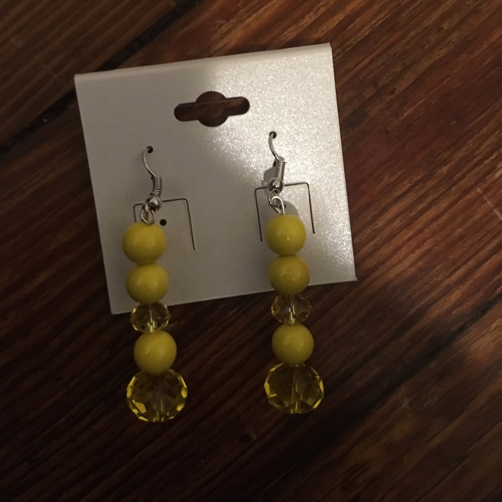 Yellow homemade jewelry