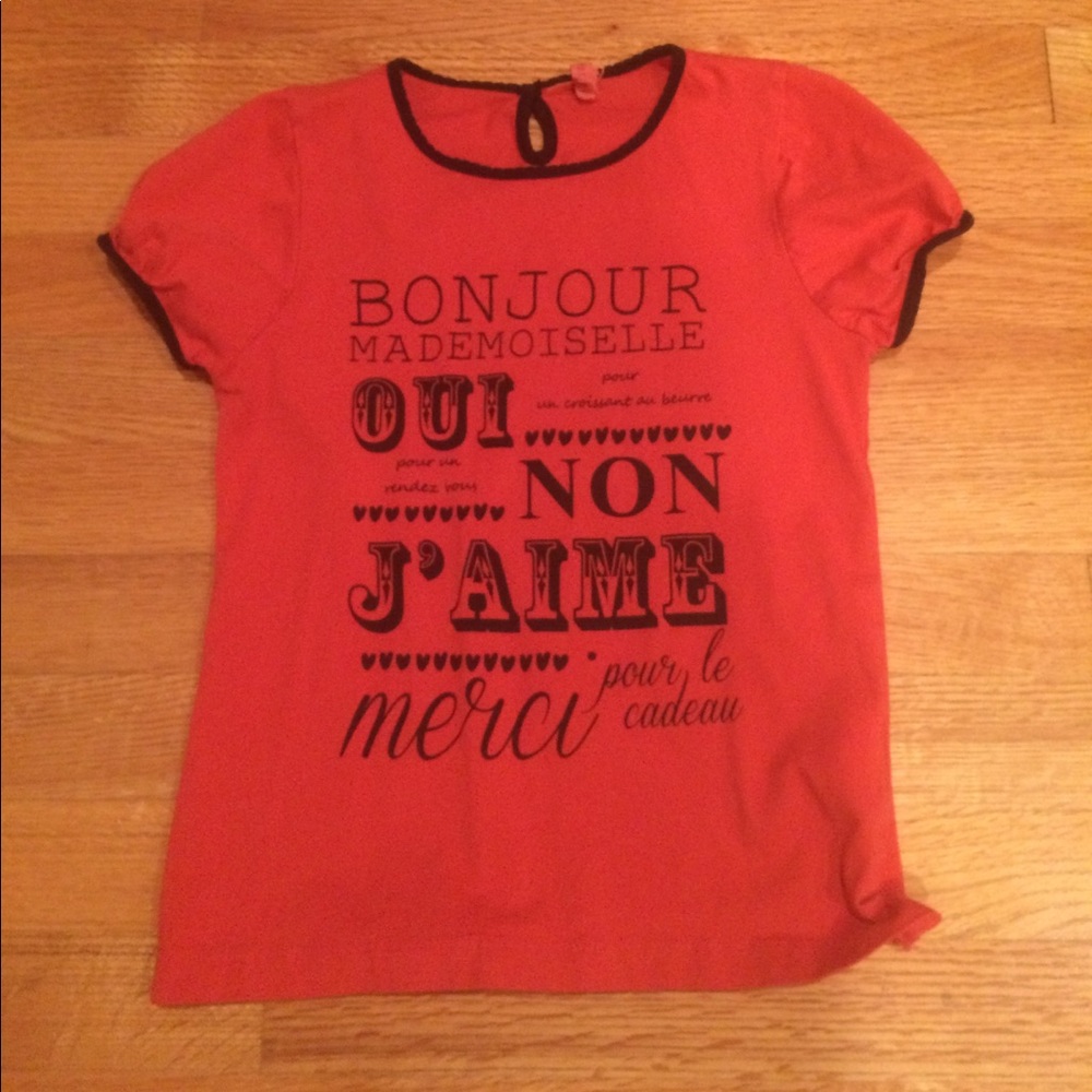 French theme t-shirt
